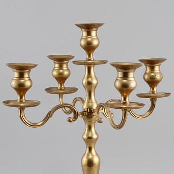 KANDELABER, malm, 1900-tal.