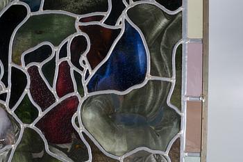 BLYGLASFÖNSTER, omkring 1900-talets mitt.