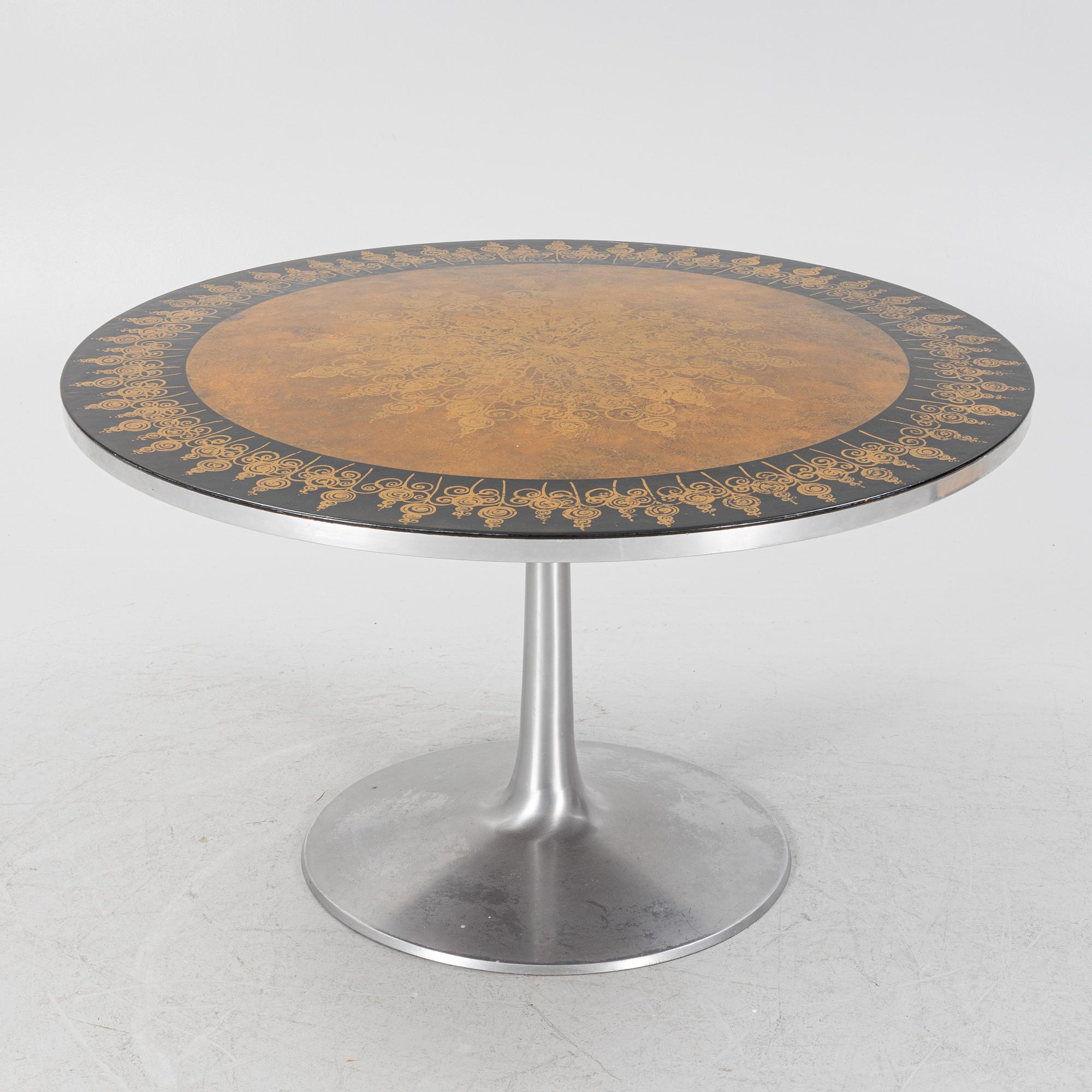 Björn Wiinblad, Poul Cadovius & Susanne Fjeldsøe Mygge, dining table, France, Denmark.