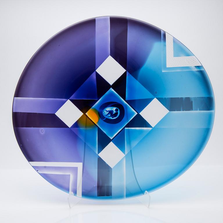 Bertil Vallien, Glass, unique piece, Kosta Boda.