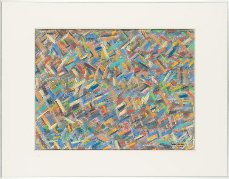 Erkki Luhtala, pastell, signerad och daterad 1990.