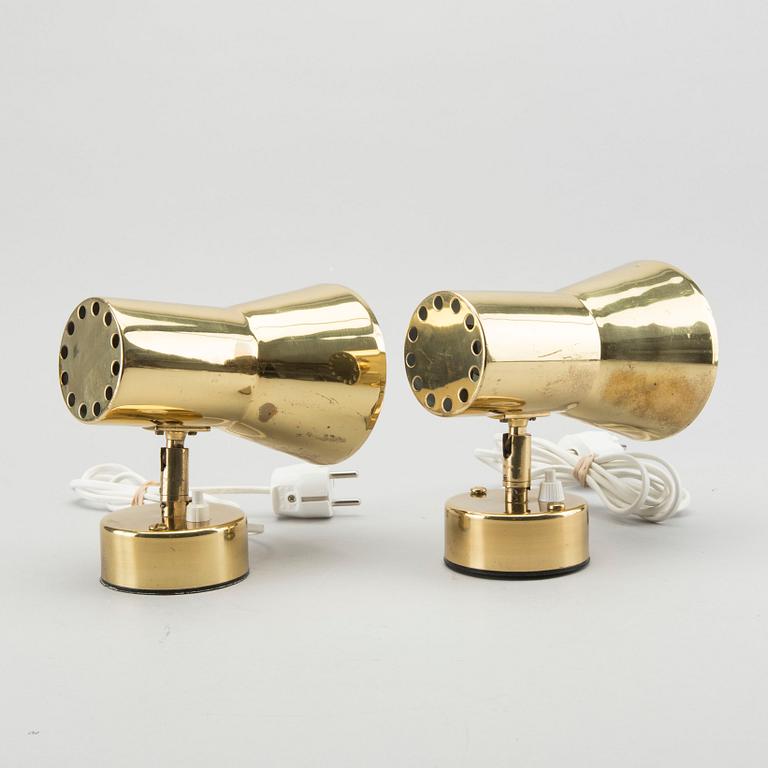 HANS-AGNE JAKOBSSON, brass wall lights.