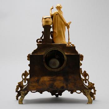 A table clock fron the latter half of the 20th century.