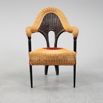 BOREK SIPEK, an armchair KARMSTOL, "Libra / Prokok" for Driade, designed in 1988.