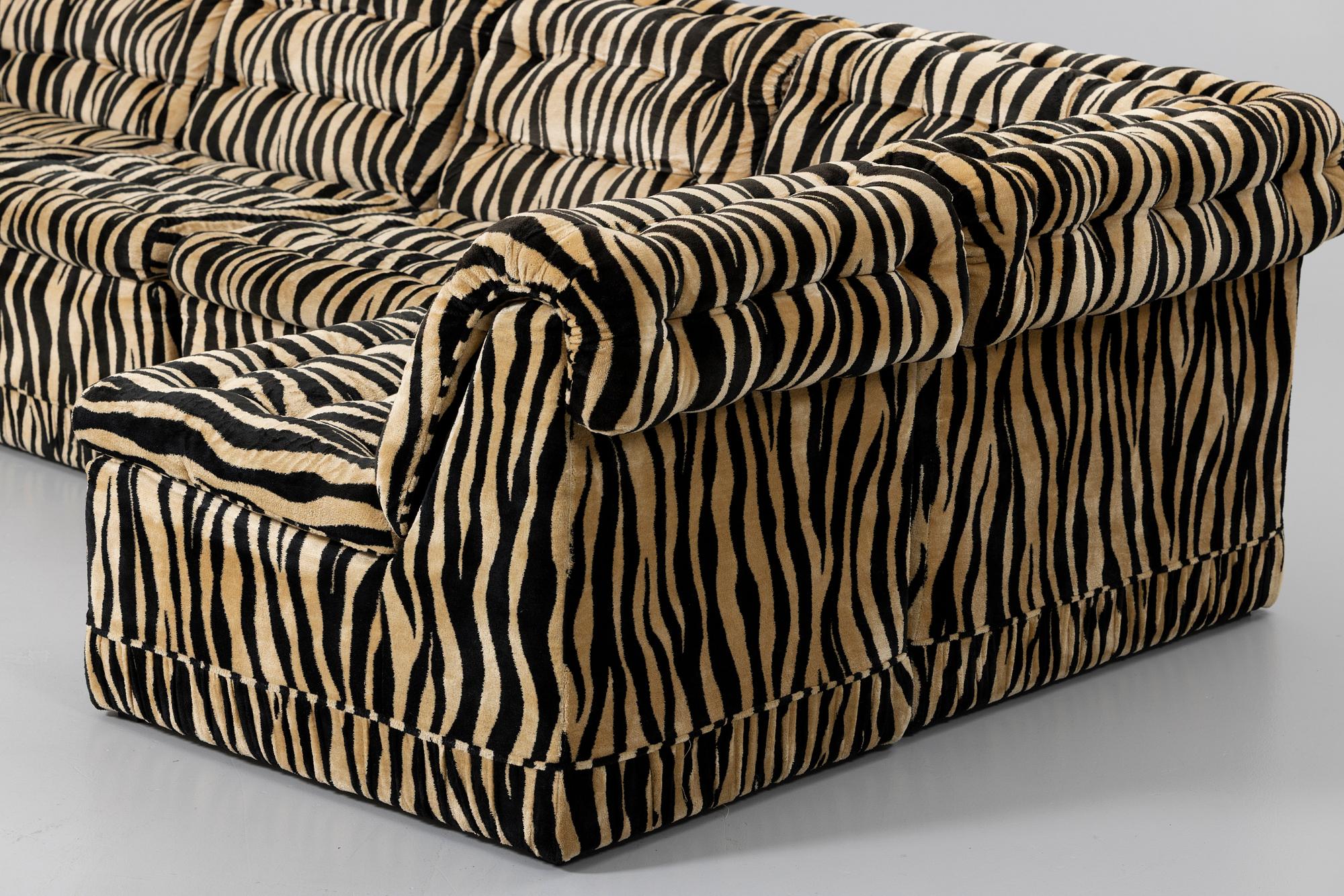 Modular sofa, 5 sections, Scapa Möbler, 1970s.