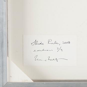 William Wegman, "Slide Rule", 2008.