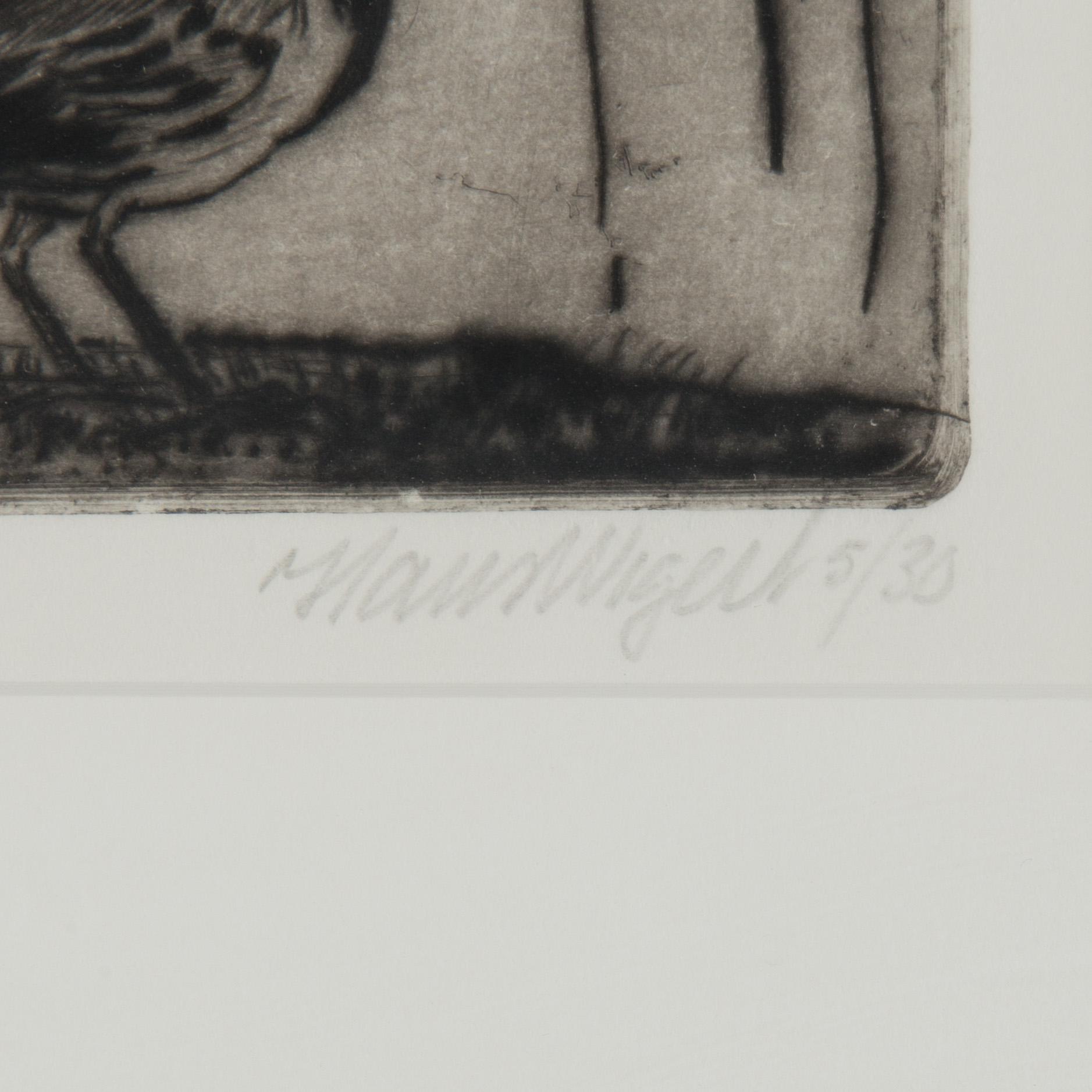 HANS WIGERT, etsning, signerad med blyerts och numrerad 5/30.