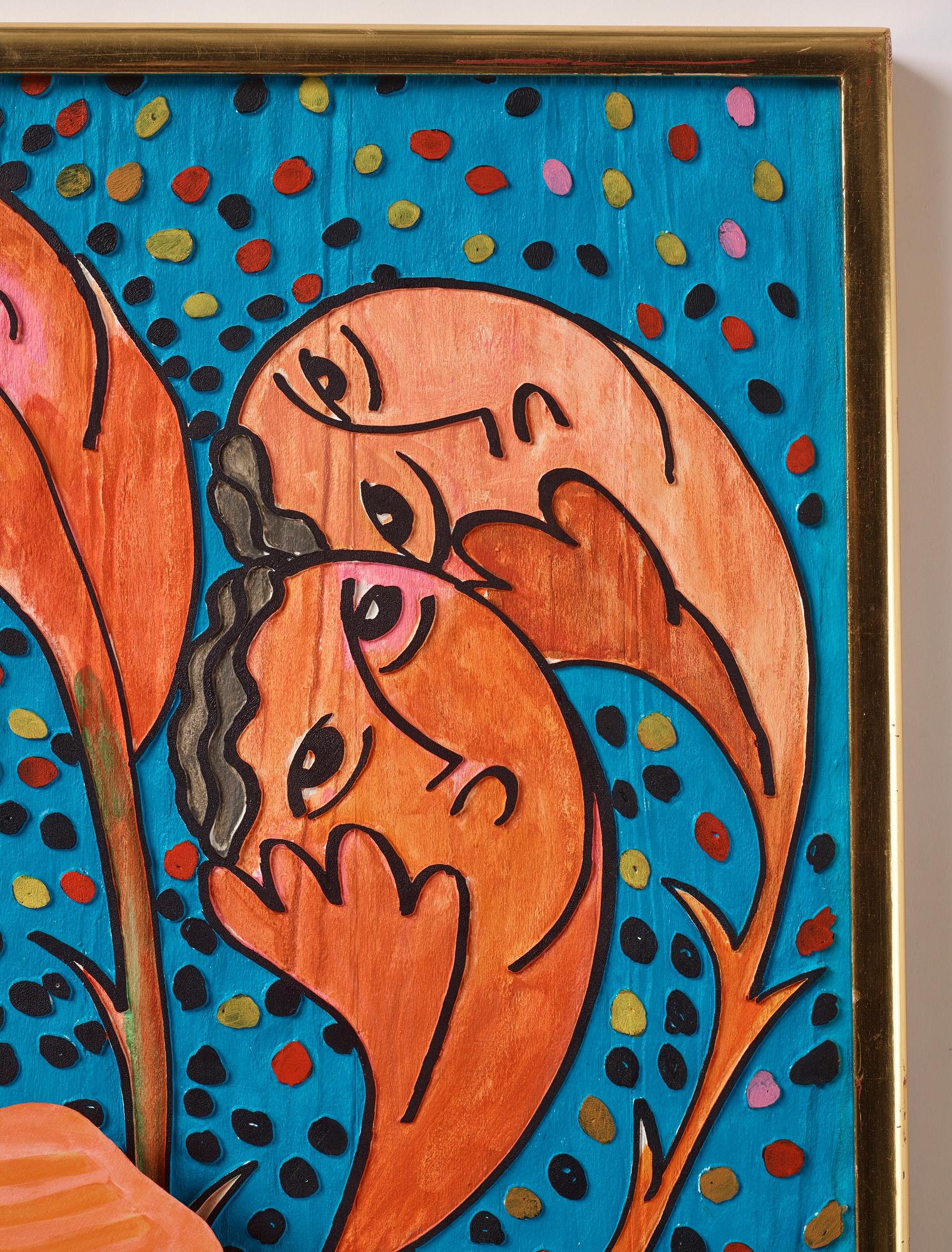 Sandro Chia, "Flowers Fight".