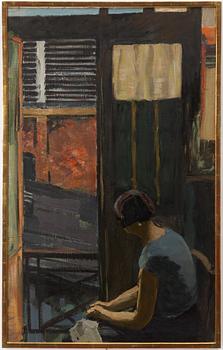 Fritiof Schüldt, “By the Studio Window, Rue Daguerre” (Paris).