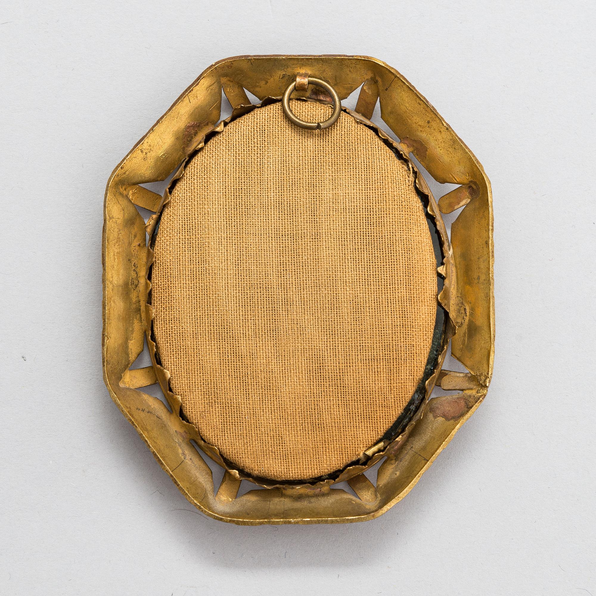 Unknown artist 19th Century. Miniature. Unsigned.