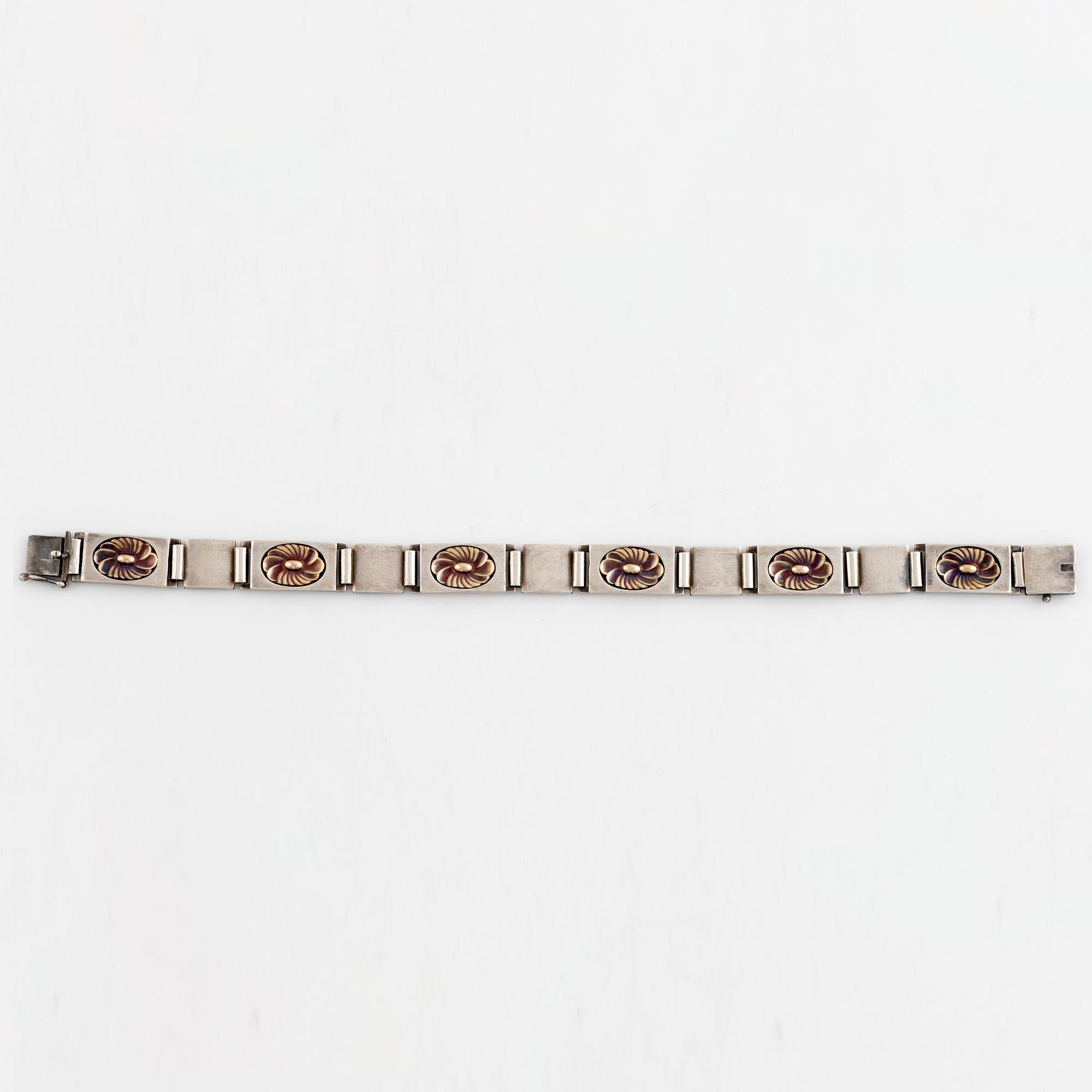 Georg Jensen, silver bracelet, Denmark.