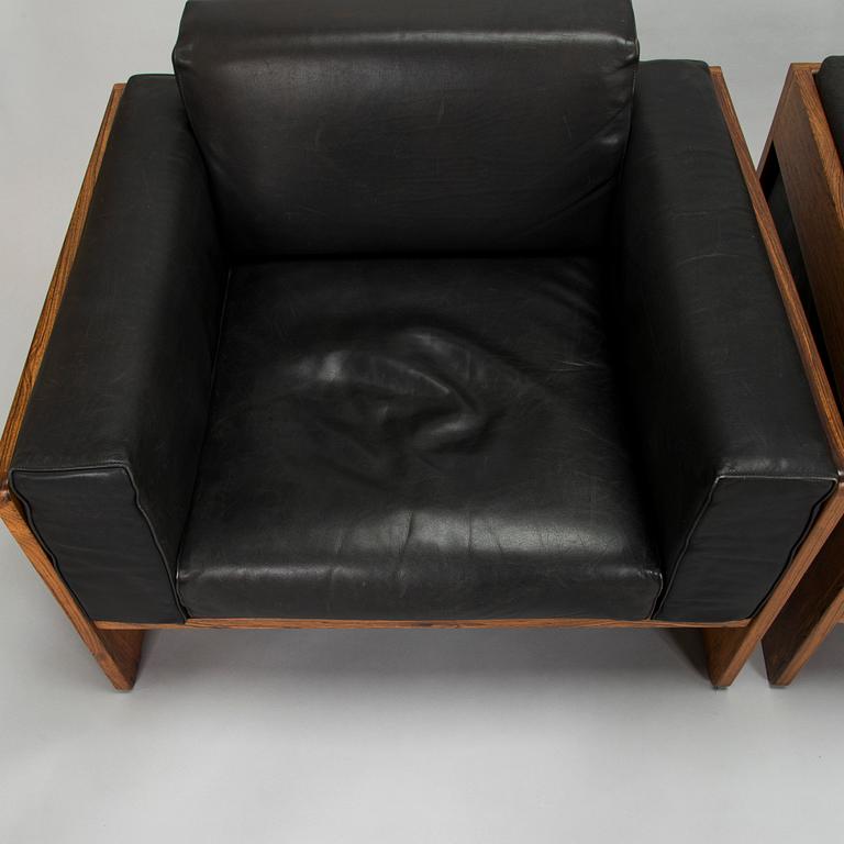 Afra & Tobia Scarpa, a 1960s 3-piece sofa suite 'Bastiano' for Haimi Finland.