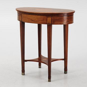 A late Gustavian sewing-table, early 19th Century.