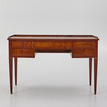 A Gustavian style writing desk, from around the year 1900.