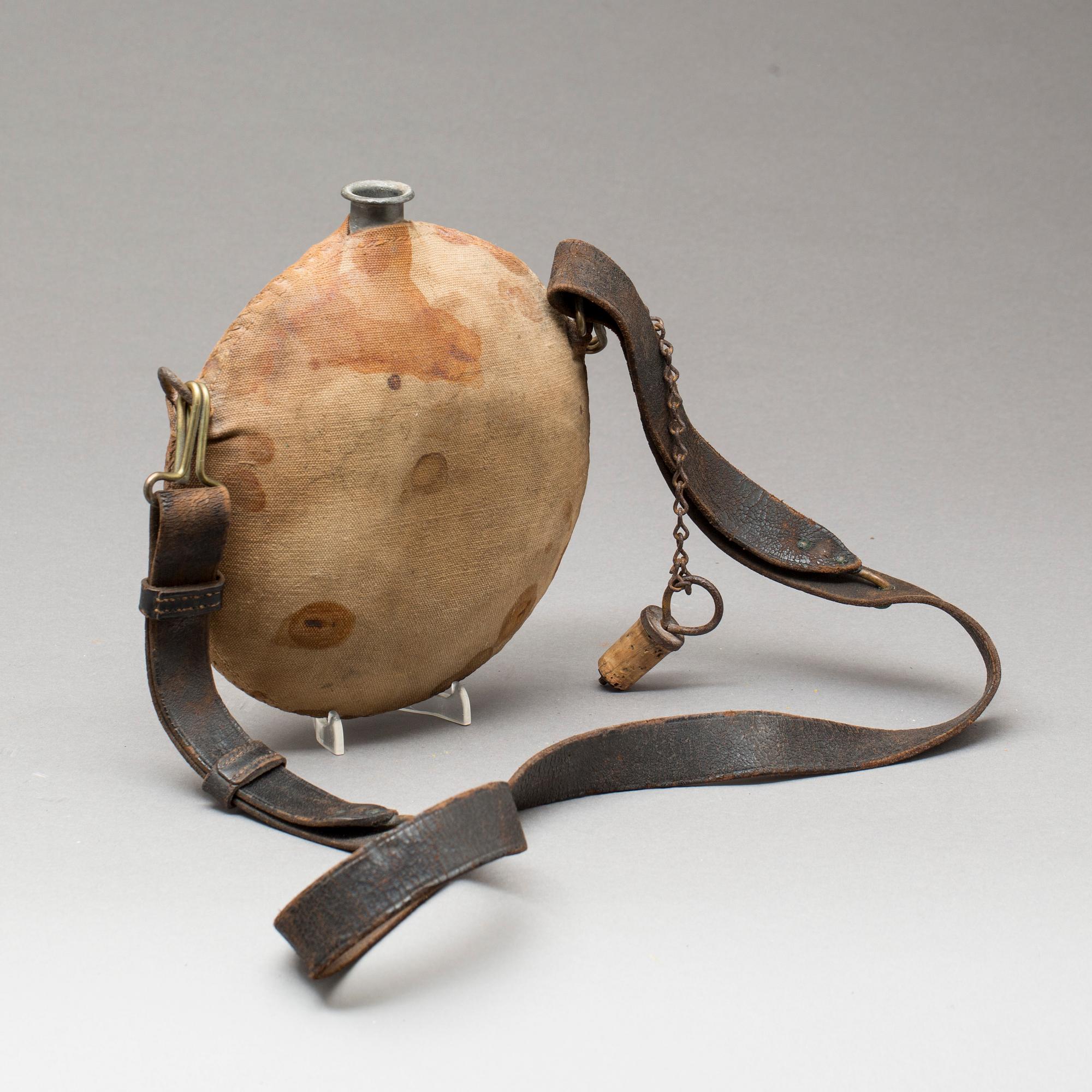 VATTENFLASKA, kavalleriet, USA, omkring 1870/80.