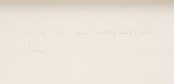 Laurie Simmons, "Woman Swimming Toward Ladder", 1981.