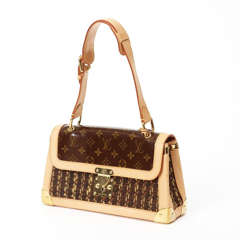 A vernis monogram canvas handbag by Louis Vuitton,