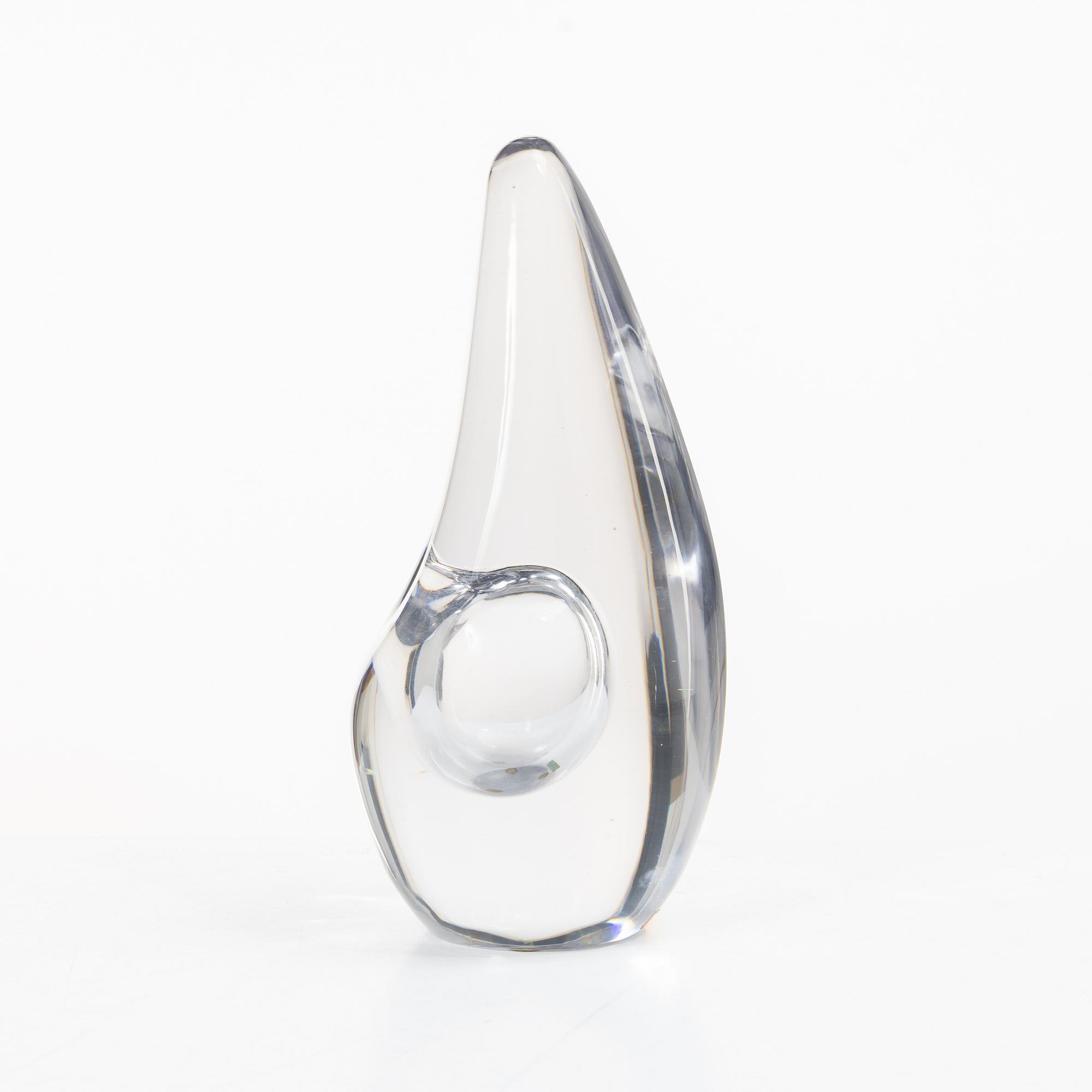 Timo Sarpaneva, skulptur/vas, "Orkidea", Iittala, Finland, 1956.