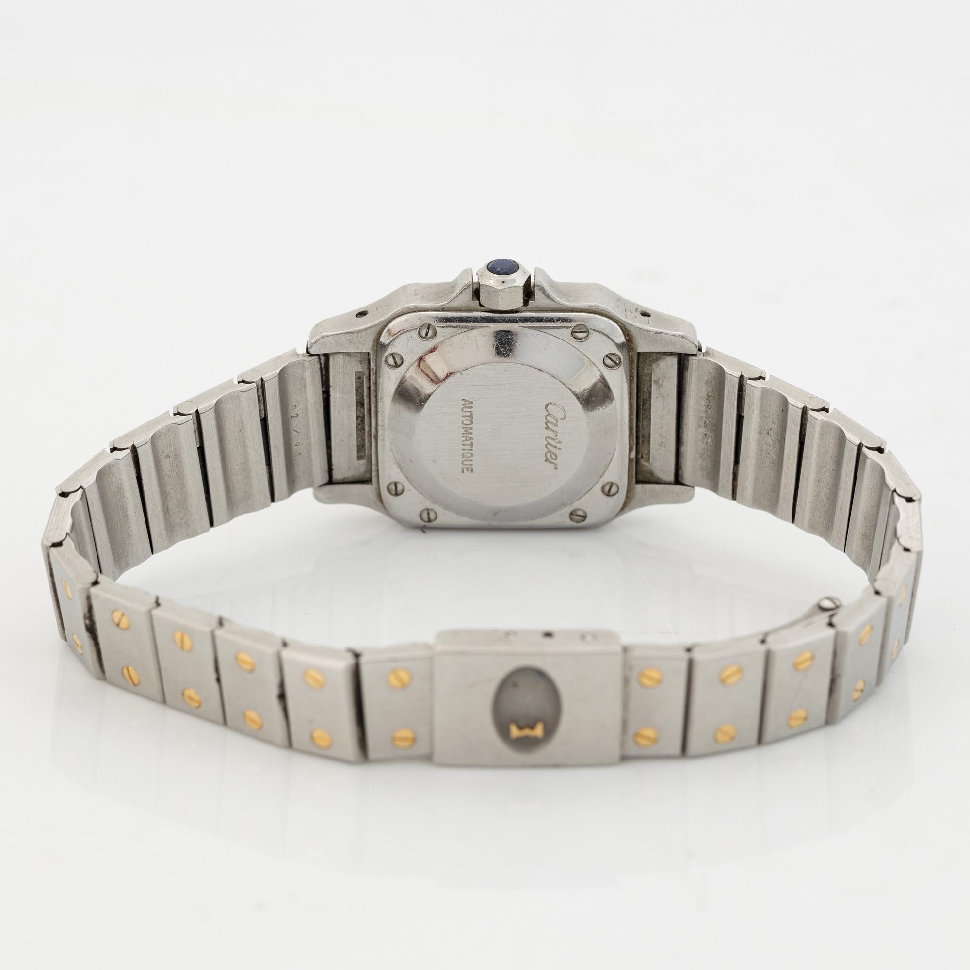 Cartier, Santos, "Spider Dial", wristwatch, 24 x 24 (35) mm.