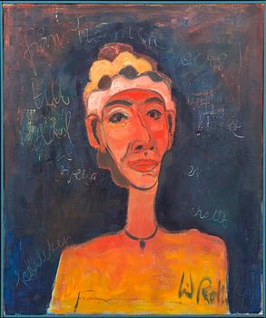 Ingrid Roth, oil on canvas signed.