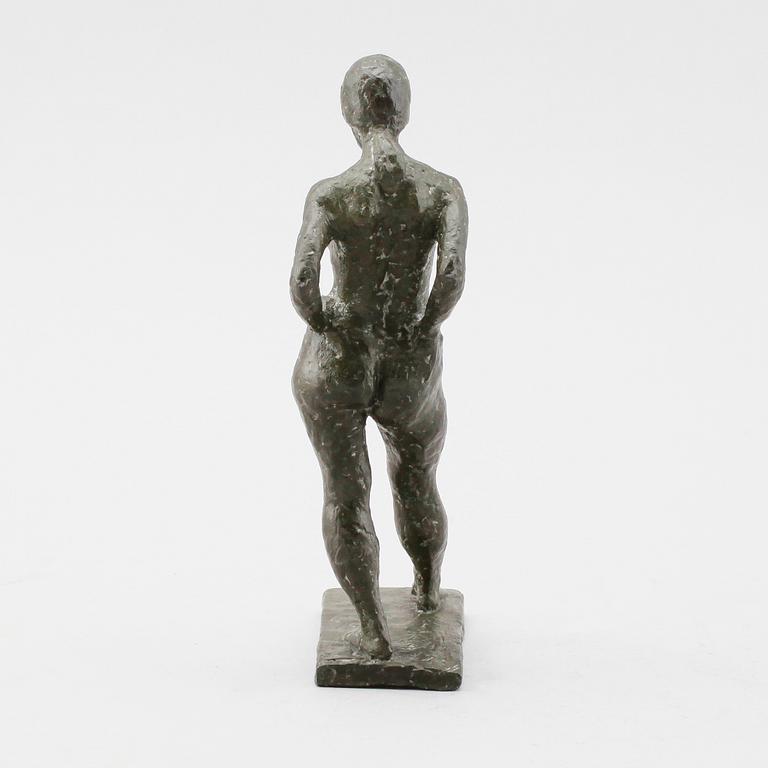 SKULPTUR, patinerad bly, Fred Åberg, signerad och numrerad 18/28.