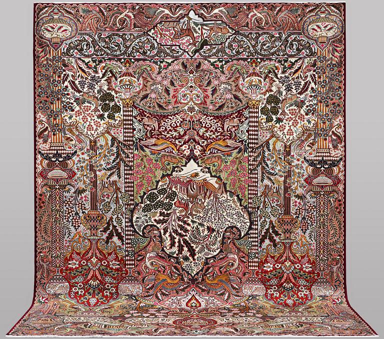 Matta, Kashmar, ca 392 x 300 cm.