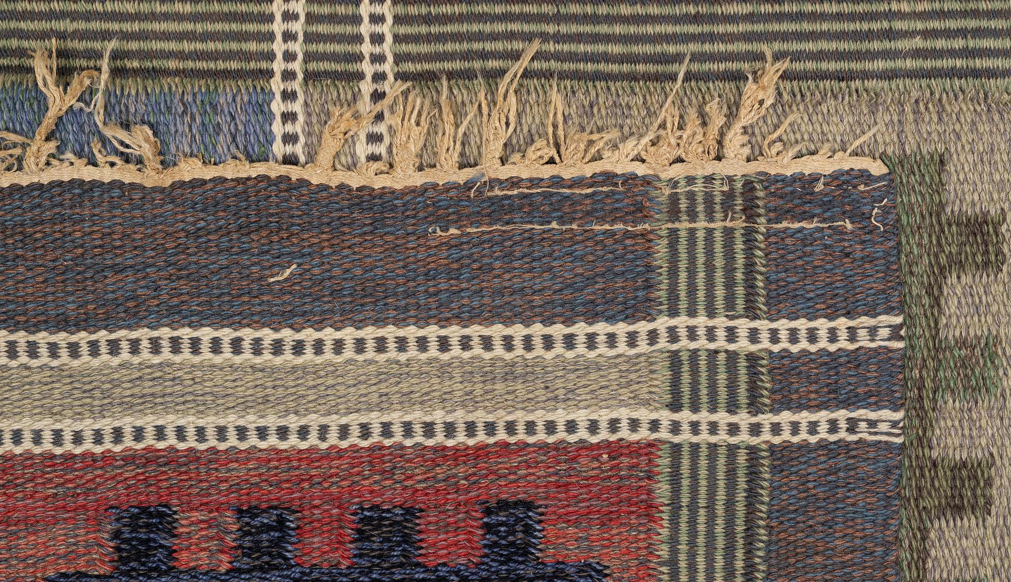 A flat weave carpet, c. 327 x 243 cm, Bohusslöjd–Konstfliten.