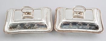 KAROTTER, 1 par, pläter, omkring år 1900.