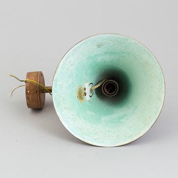 HANS-AGNE JAKOBSSON, vägglampa, 'Tratten', Markaryd.