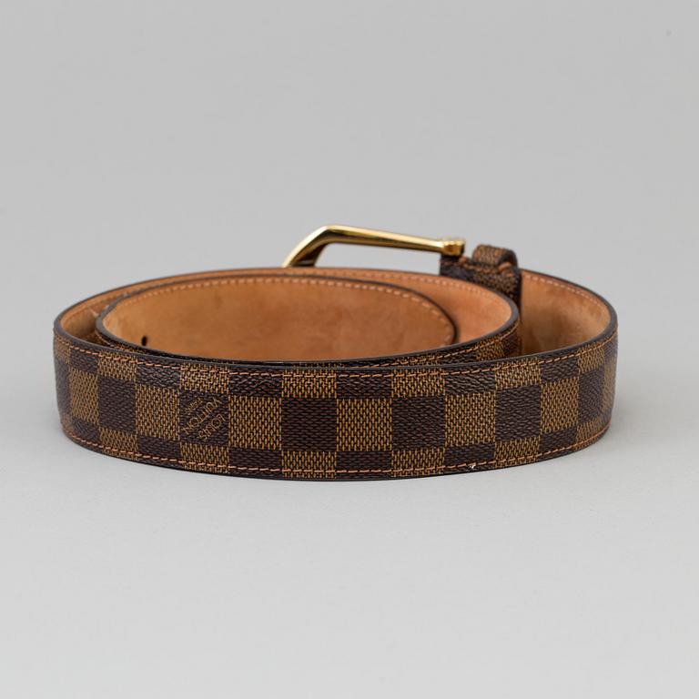 A belt by Louis Vuitton.