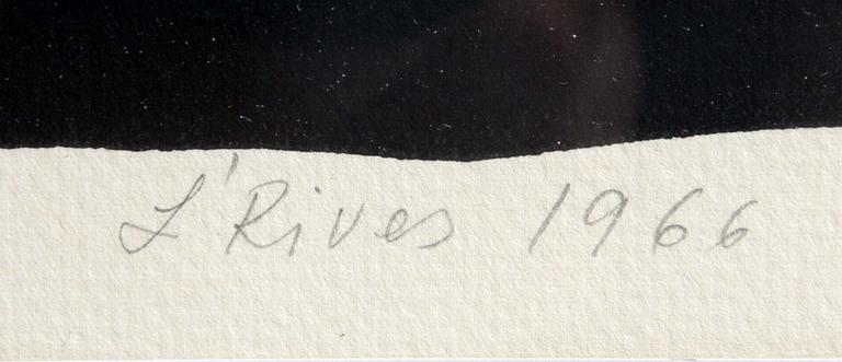 LEIDA RIVES-ELFVÉN, färglitografi, sign, dat 1966 och numr 41/50.