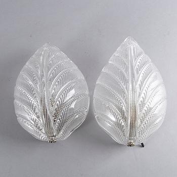 A PAIR OF WALL LAMPS, second half of the 20th century.