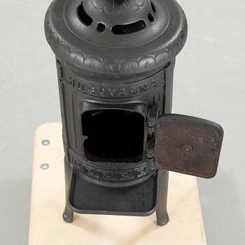 A cast iron stove by Husqvarna on the first half of the 20th century.