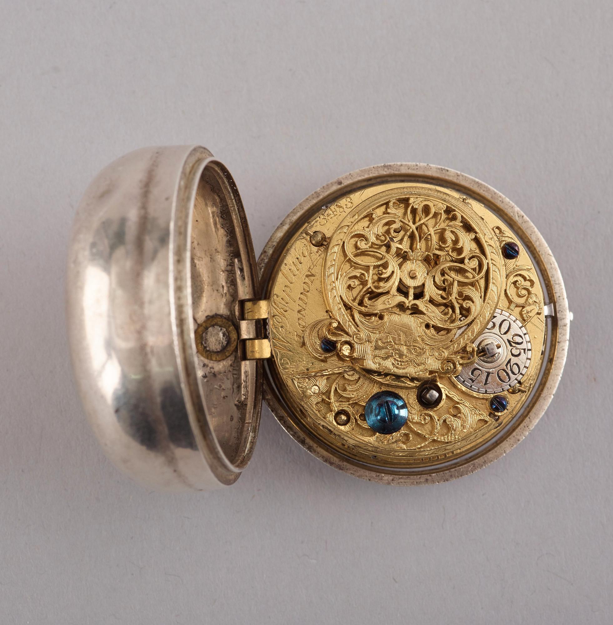 Kipling, fickur, silver, London 1700-tal.