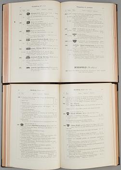 BOOKS, 4 vol. About silver.