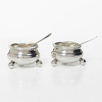 Silver, 4 pieces, Denmark, Norway early 20th century.