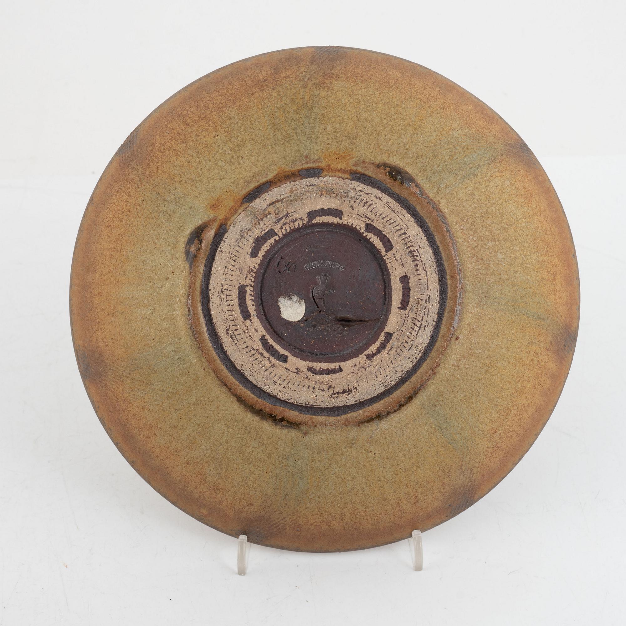 Wilhelm Kåge, skål, stengods, "Farsta", Gustavsberg Studio.