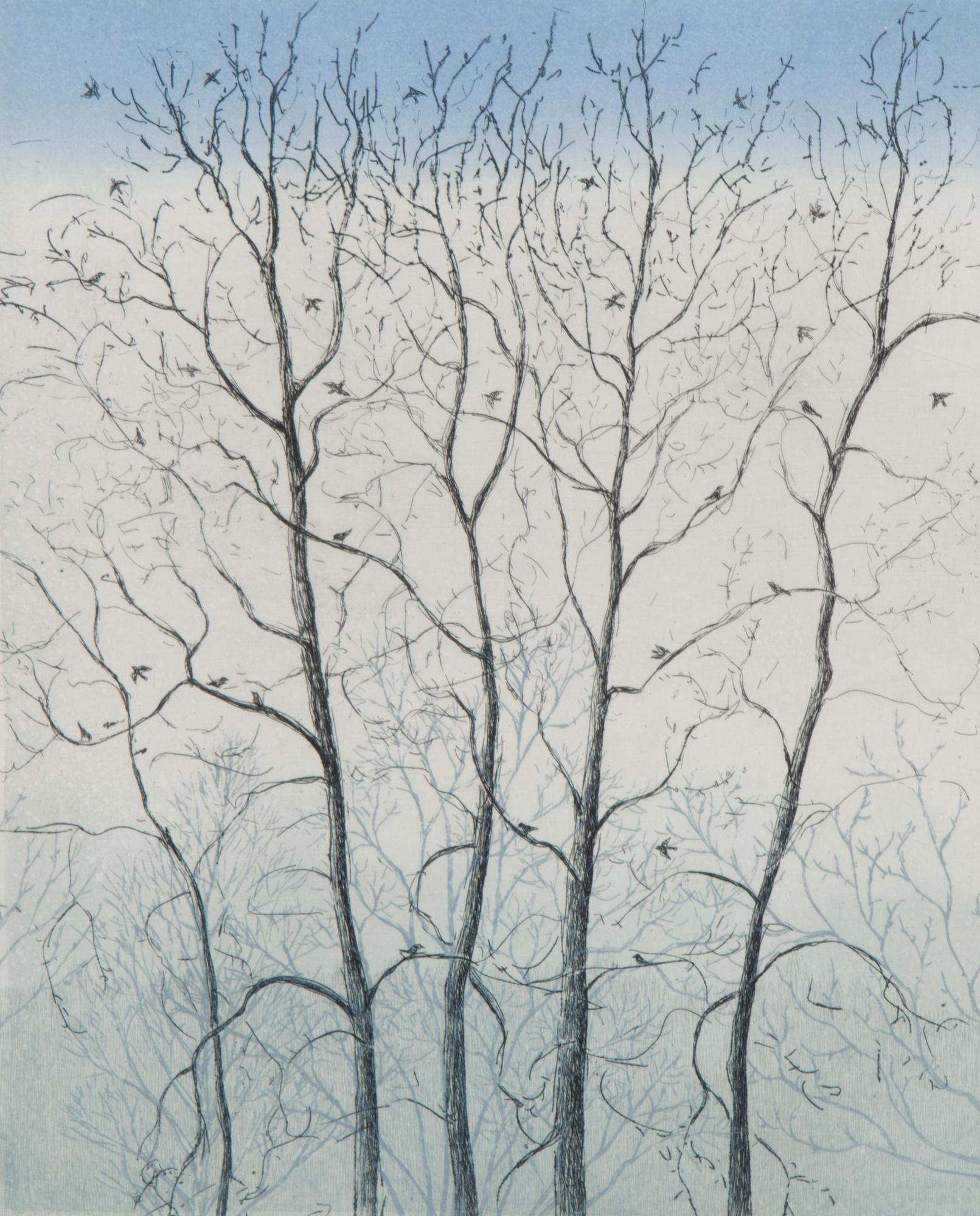 INARI KROHN, etsning, signed and dated 2002, numbered 36/40.