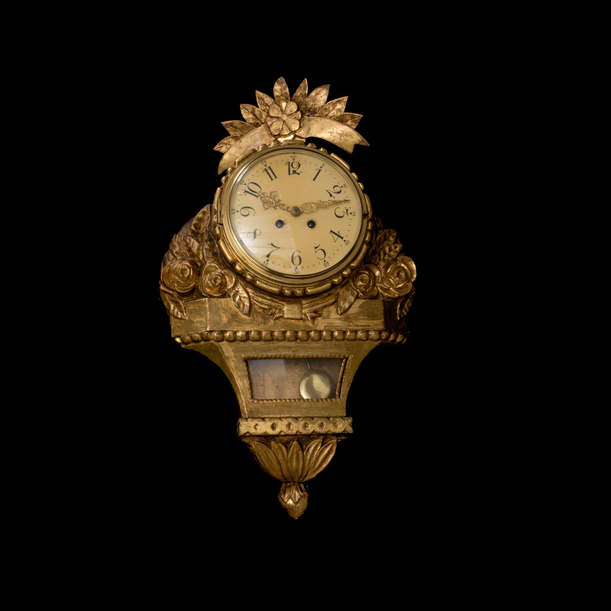 VÄGGPENDYL, gustaviansk stil, 1900-tal.