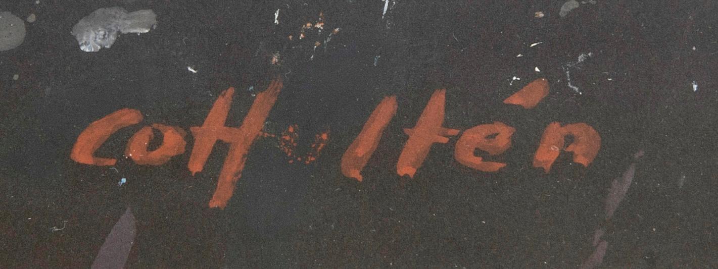 CO Hultén, mixed media signerad och daterad 1947.