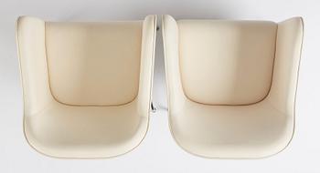 Mats Theselius, a pair of 'Star' easy chairs, ed. 356 and 163/360 , Källemo, Värnamo, Sweden post 2009.