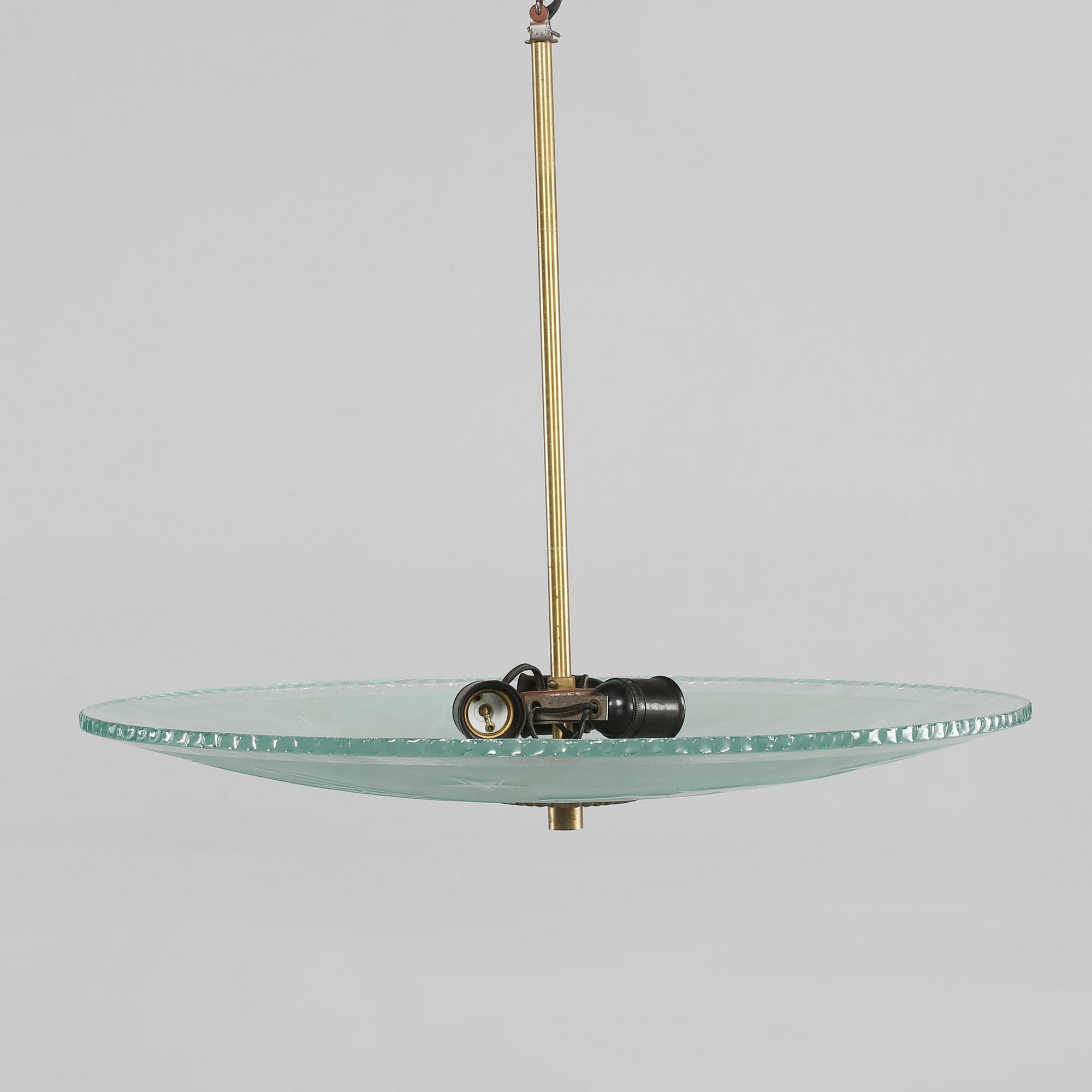 TAKLAMPA, 1930/40-tal, höjd ca 52 cm.