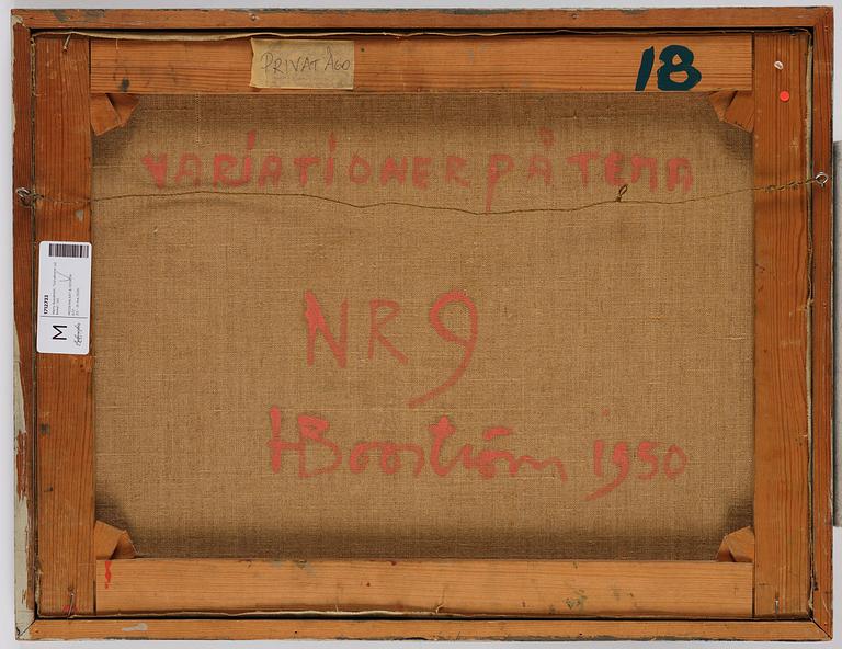Harry Booström, "Nr 9".