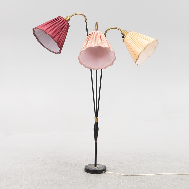 A 1950's floor lamp, Sweden.