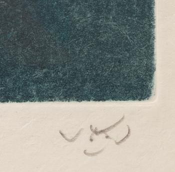 Roberto Matta, "Les Pretendans" from "Hom'mere III".