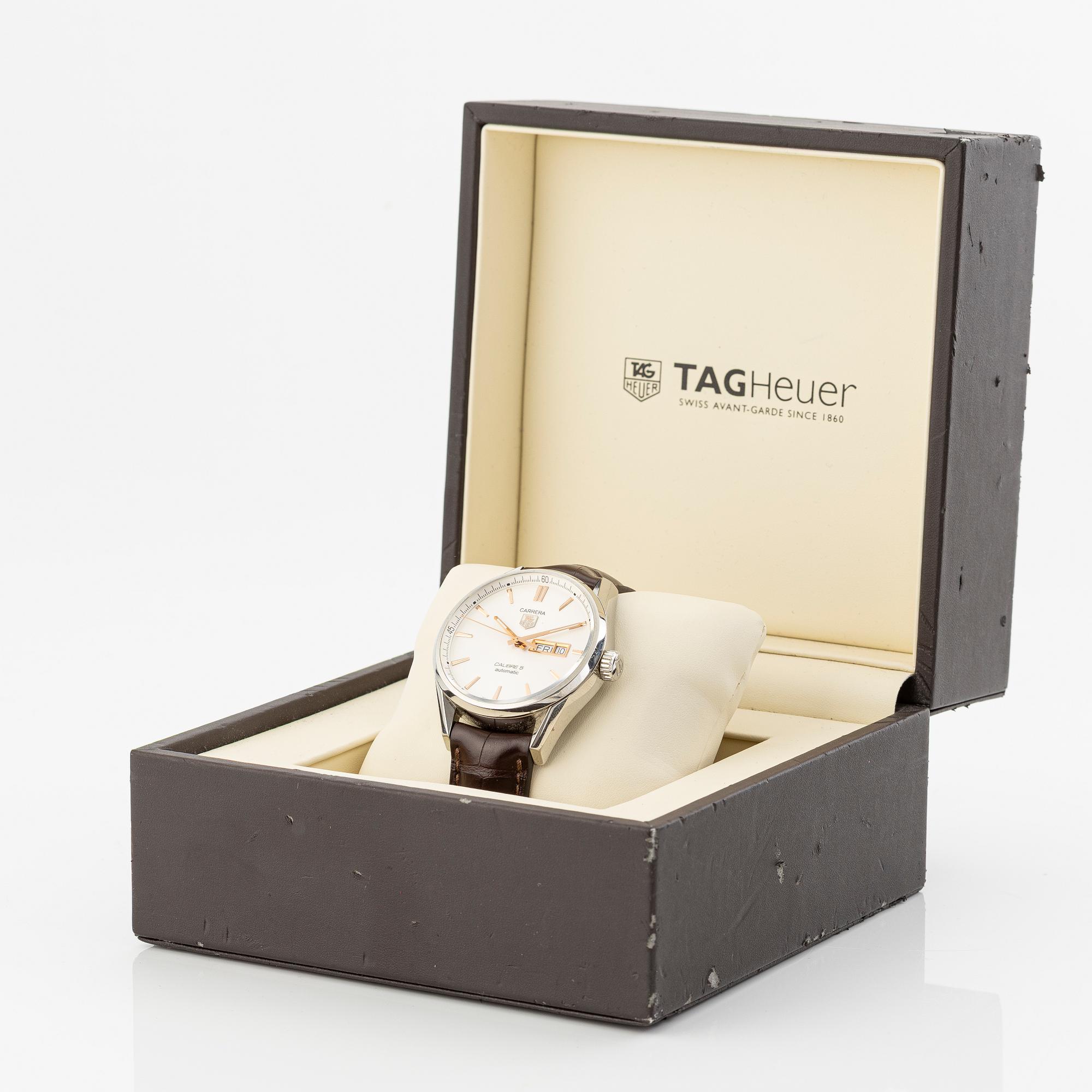 TAG Heuer, Carrera, Calibre 5 Automatic, wristwatch, 41 mm.