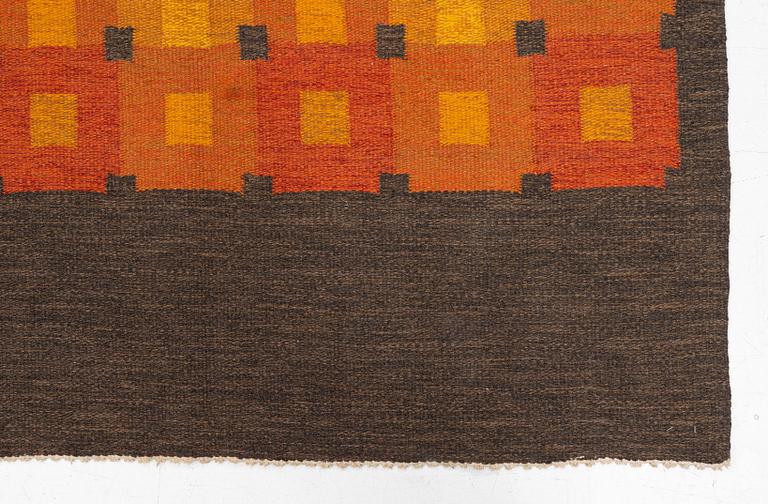 Rug, flat weave, signed HD (MD?), approx. 240 x 160 cm.
