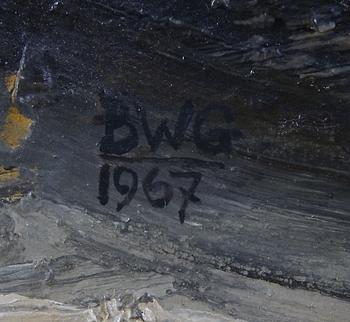 WESTBERG-GREN, BO, olja på duk. Sign och dat -67.