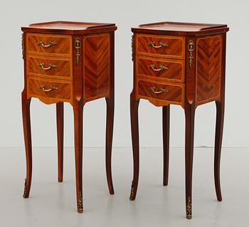 LAMPBORD, 1 par, rokokostil, 1900-talets andra hälft.