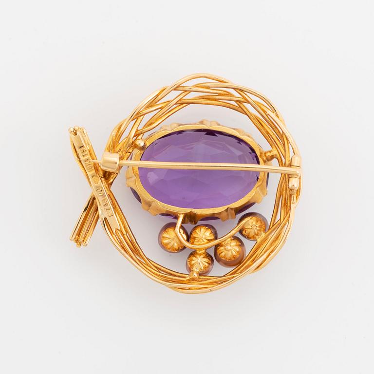 A WA Bolin brooch "Vårbrosch".